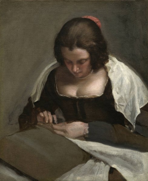 The Needlewoman  by Diego Velazquez - Hand-Painted Oil Painting Reproduction