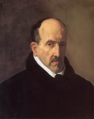 The Poet Don Luis de Gongora y Argote by Diego Velazquez Oil Painting