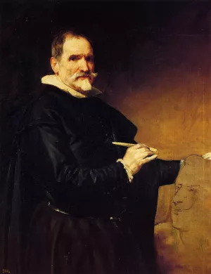 The Sculptor Martinez Montanes by Diego Velazquez Oil Painting