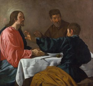 The Supper at Emmaus by Diego Velazquez Oil Painting
