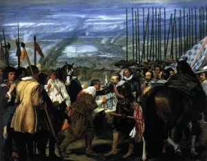 The Surrender of Breda Las Lanzas by Diego Velazquez - Oil Painting Reproduction