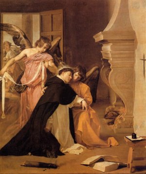 The Temptation of St. Thomas Aquinas by Diego Velazquez Oil Painting
