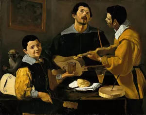 The Three Musicians by Diego Velazquez Oil Painting