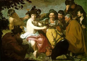 The Topers painting by Diego Velazquez