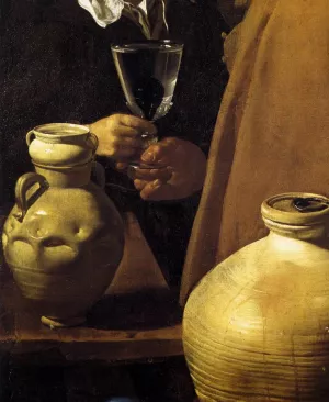 The Waterseller of Seville Detail by Diego Velazquez Oil Painting