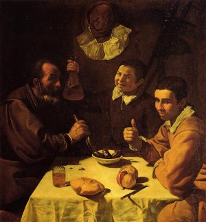 Three Men at a Table also known as Luncheon