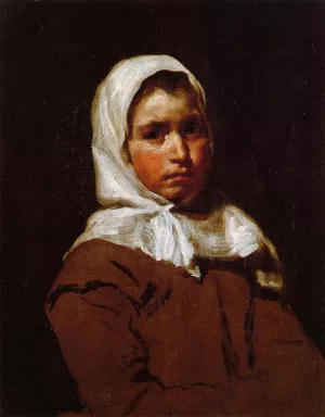 Young Peasant Girl by Diego Velazquez Oil Painting