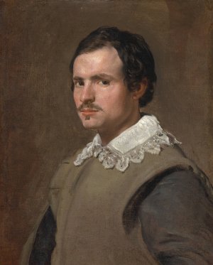 Portrait of a Young Man by Diego Velazquez (Follower) Oil Painting