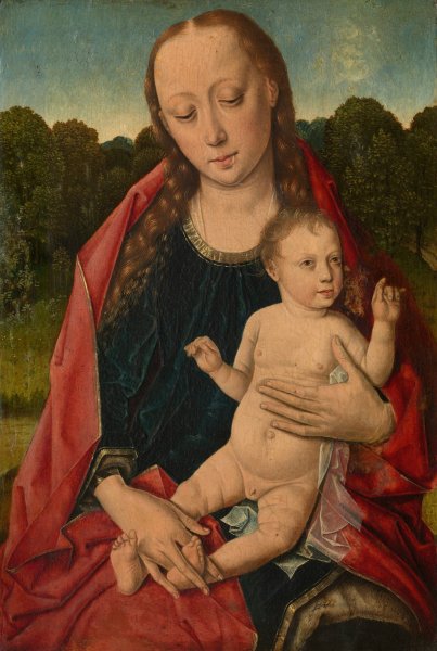 Madonna by Dieric Bouts - Hand-Painted Oil Painting Reproduction