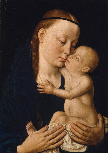 Virgin and Child  by Dieric Bouts - Hand-Painted Oil Painting Reproduction