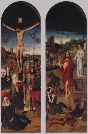 Passion Altarpiece Side Wings painting by Dieric The Elder Bouts