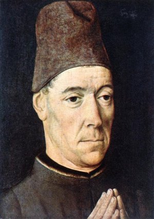 Portrait of a Man Oil painting by Dieric The Elder Bouts