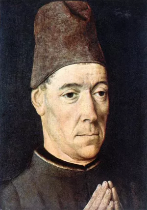 Portrait of a Man by Dieric The Elder Bouts Oil Painting