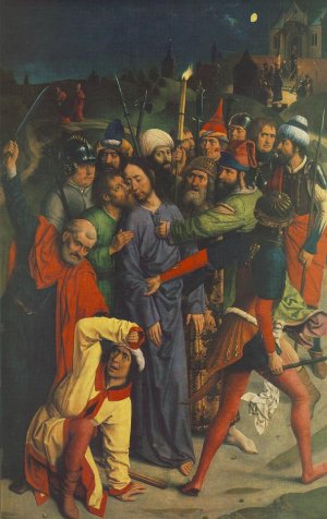 The Capture of Christ Oil painting by Dieric The Elder Bouts