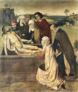 The Entombment by Dieric The Elder Bouts - Oil Painting Reproduction