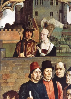 The Execution of the Innocent Count Detail by Dieric The Elder Bouts Oil Painting