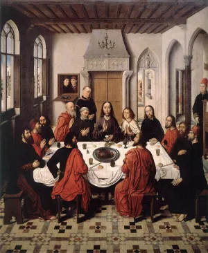 The Last Supper by Dieric The Elder Bouts - Oil Painting Reproduction