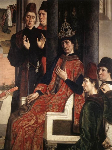 The Ordeal by Fire Detail by Dieric The Elder Bouts - Hand-Painted Oil Painting Reproduction