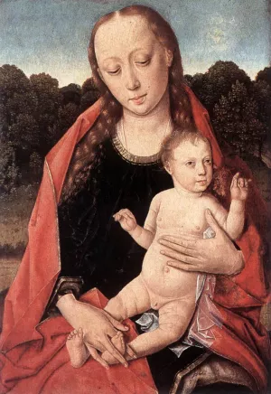 The Virgin and Child Oil painting by Dieric The Elder Bouts