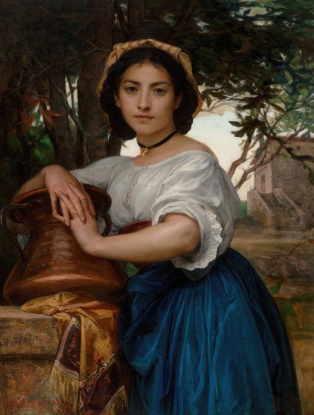 Main Product Photo of Young Romani water carrier Painting by Diogene Maillart