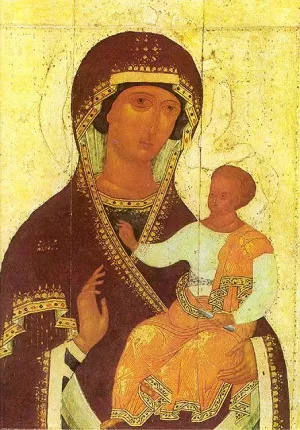 The Mother of God Hodigitria by Dionysius - Oil Painting Reproduction