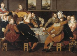 Sinful Mankind Surprised by the Day of Judgment by Dirck Barendsz Oil Painting