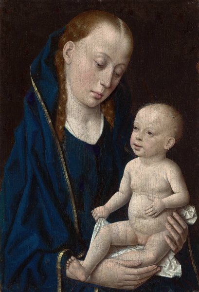 Madonna and Child  by Dirck Bouts - Hand-Painted Oil Painting Reproduction