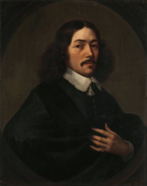 Portrait of a Man, thought to be Bartholomeus Vermuyden by Dirck Craey Oil Painting