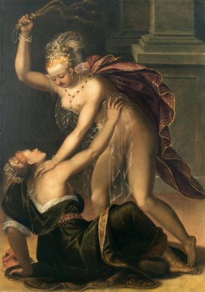 Truth Punishing Falsehood by Dirck De Quade Van Ravesteyn Oil Painting