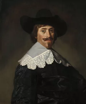 Frederik Dircksz Alewijn by Dirck Dircksz Van Santvoort Oil Painting