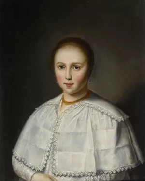 Portrait Of A Lady Oil painting by Dirck Dircksz Van Santvoort