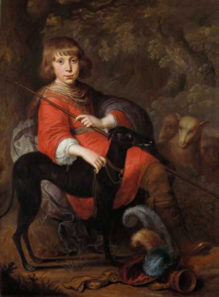 Main Product Photo of Portrait of Martinus Alewijn  Painting by Dirck Dircksz Van Santvoort