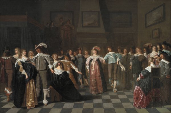 Main Product Photo of A Ball  Painting by Dirck Hals