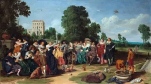 The Fete champetre by Dirck Hals Oil Painting