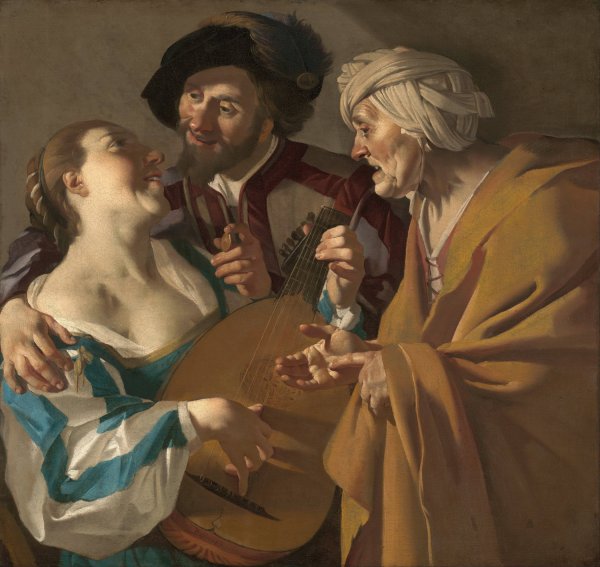 Main Product Photo of The Procuress Painting by Dirck Van Baburen