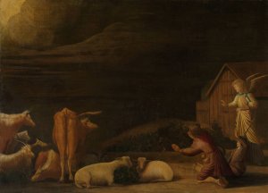 Annunciation to the Shepherds by Dirck Wijntrack Oil Painting