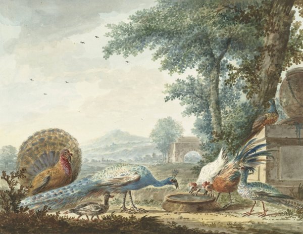 Main Product Photo of Hoenderhof  Painting by Dirk Kuipers