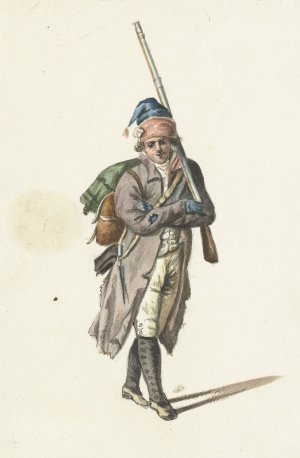 Soldaat by Dirk Langendijk Oil Painting