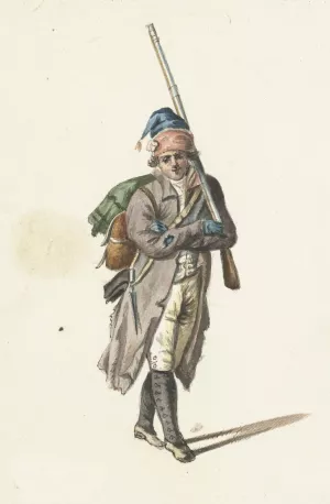 Soldaat by Dirk Langendijk Oil Painting