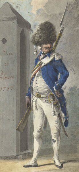Uniform van het Rotterdamsch Genootschap van Wapenhandel de Palmboom by Dirk Langendijk Oil Painting