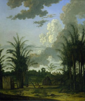 Plantation in Suriname by Dirk Valkenburg Oil Painting