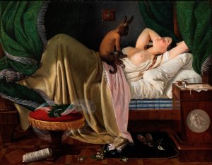 Nightmare by Ditlev Blunck Oil Painting