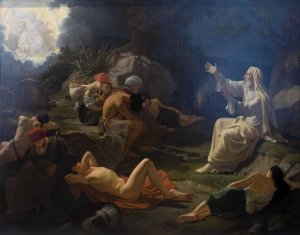 The Vision of the Prophet Ezekiel by Ditlev Blunck Oil Painting