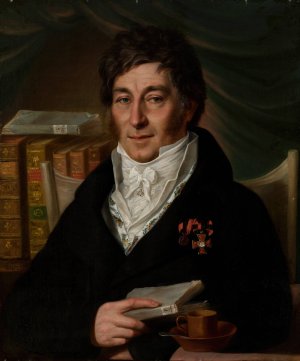 Portrait of Alexander Stakhiev by Dmitry Levitzky Oil Painting