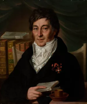 Portrait of Alexander Stakhiev Oil painting by Dmitry Levitzky