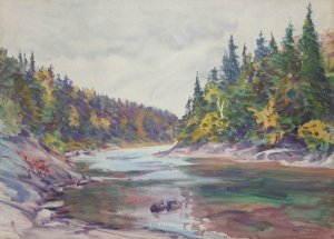Landscape by Dodge Macknight Oil Painting