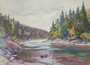 Landscape by Dodge Macknight Oil Painting