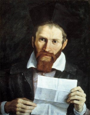 Portrait of Monsignor Giovanni Battista Agucchi by Domenichino Oil Painting