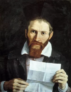 Portrait of Monsignor Giovanni Battista Agucchi Oil painting by Domenichino