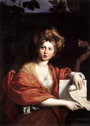 The Cumaean Sibyl painting by Domenichino